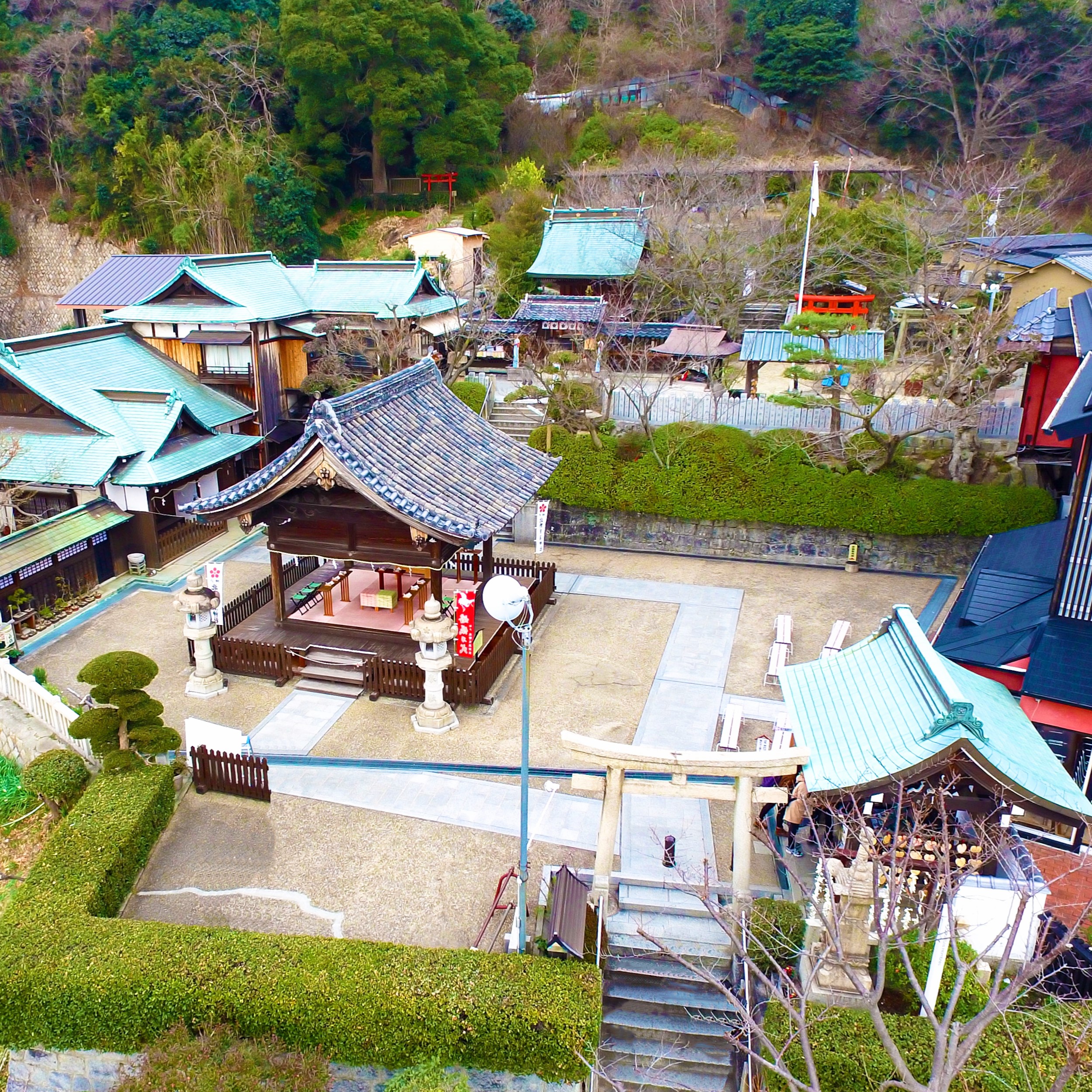 天空の杜の風景